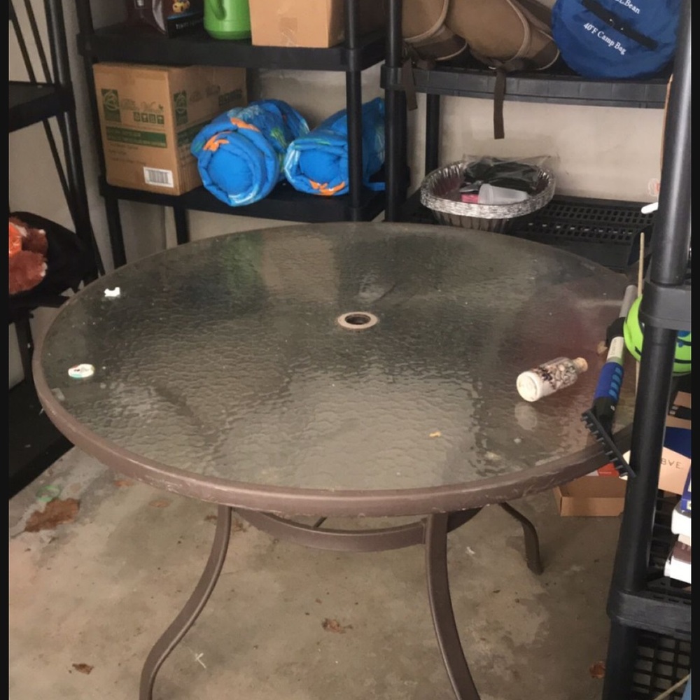 Chairs and Table.
